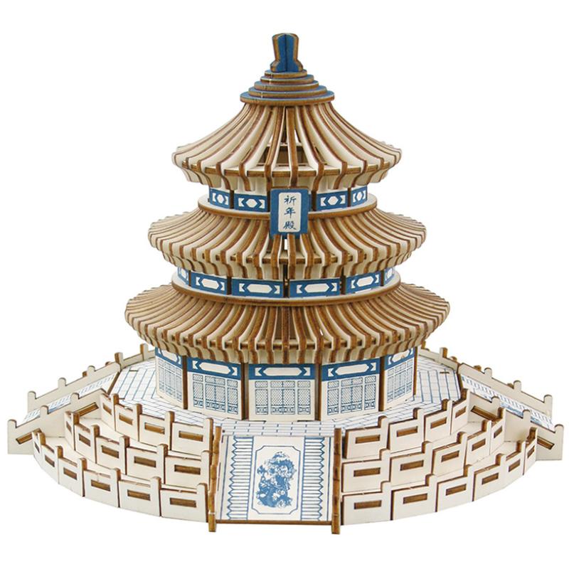 3D Wood Architecture Puzzle - Image 2