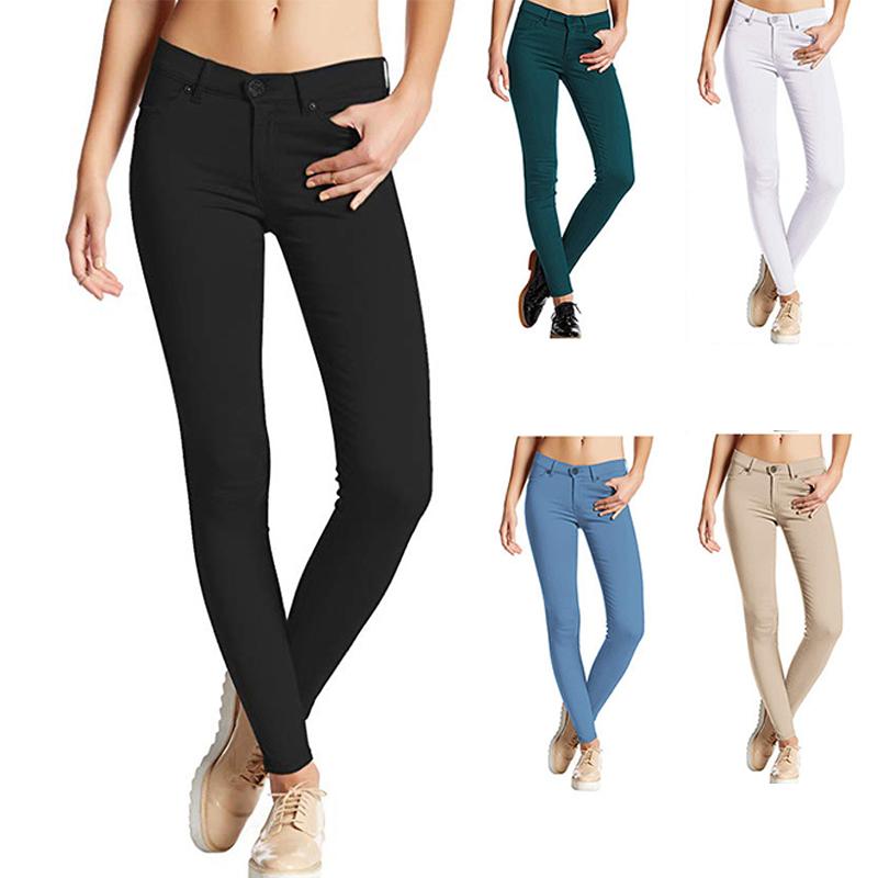 Autumn and winter women's skinny denim trousers - Image 2