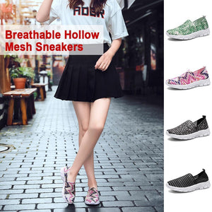 Breathable Hollow Mesh Sneakers - Image 3