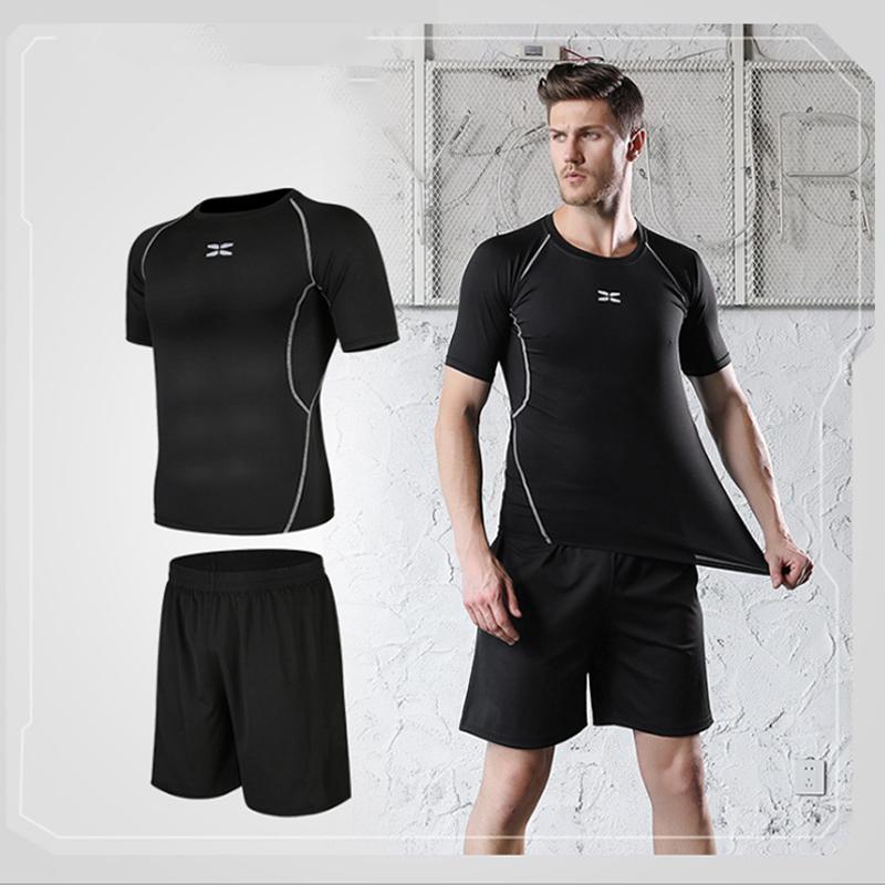 Men tight-fitting short-sleeved sportswear - Image 6
