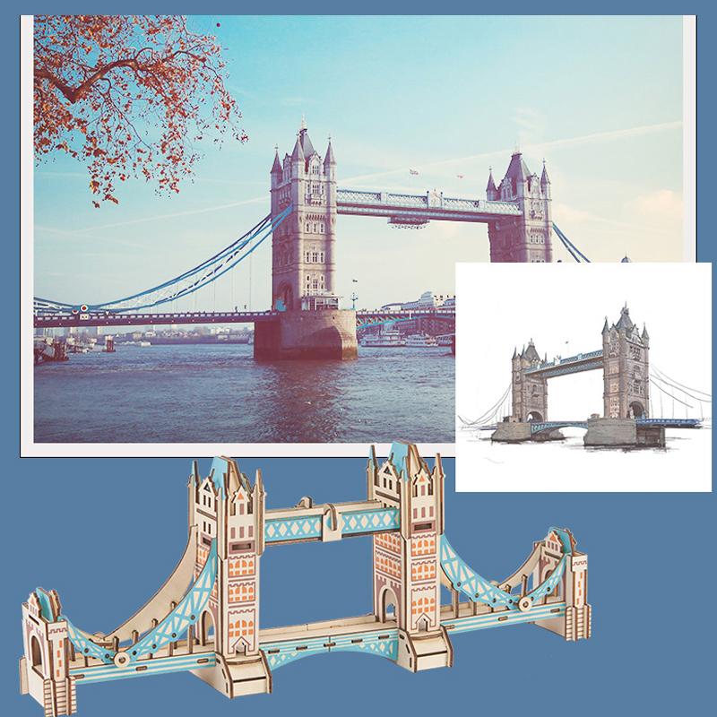 3D Wood Architecture Puzzle - Image 6