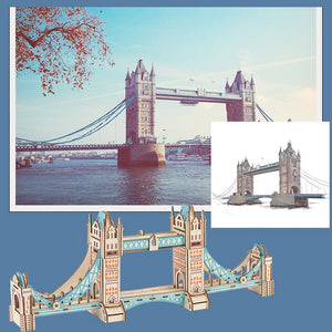 3D Wood Architecture Puzzle - Image 5