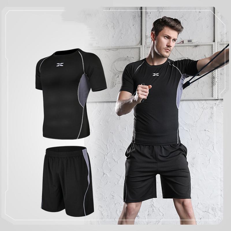 Men tight-fitting short-sleeved sportswear - Image 8