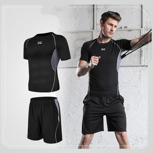 Men tight-fitting short-sleeved sportswear - Image 7