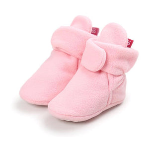 Baby Cozy Fleece Booties with Non Skid Bottom - Image 9