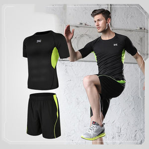 Men tight-fitting short-sleeved sportswear - Image 9
