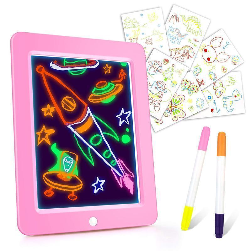 3D LED Luminous Magic Drawing Pad Toys - Image 8