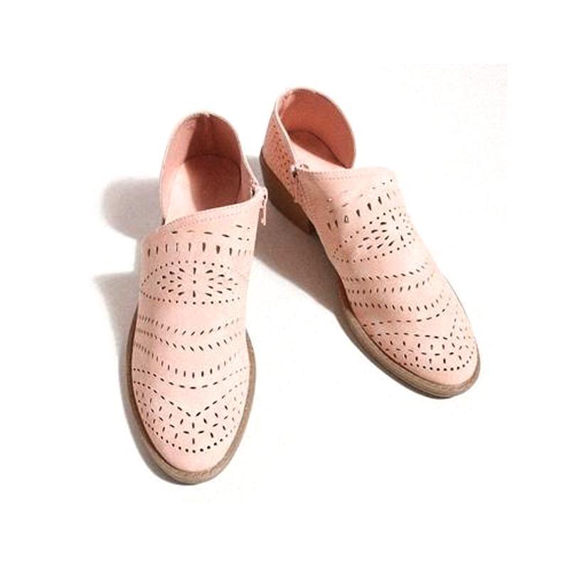 Breathable Hollow Zipper Shoes - Image 4