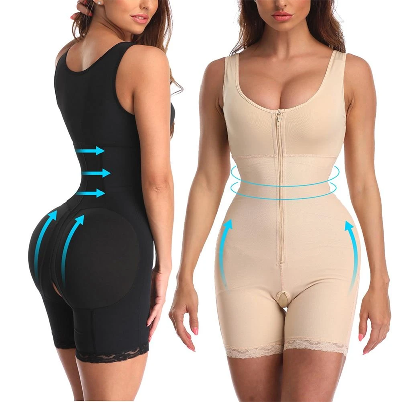 Women's Zipper Slimming Bodysuit Shapewear - Image 8