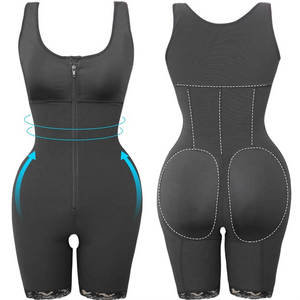 Women's Zipper Slimming Bodysuit Shapewear - Image 9